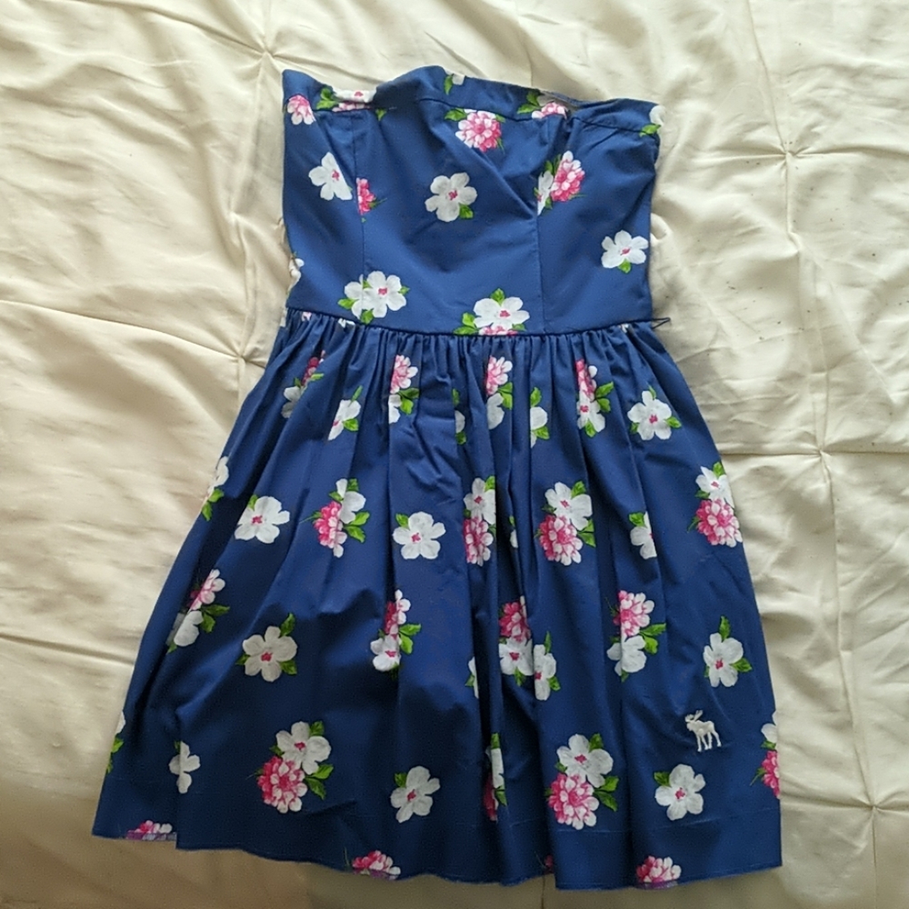 Blue flower dress